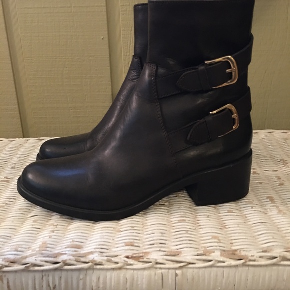 Emanuele Crasto Double Buckle Moto Leather Boots - Picture 3 of 7